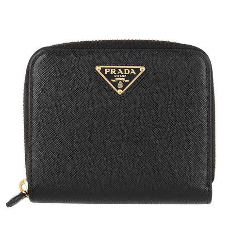 prada glossy leather wallet|buy Prada wallet online.